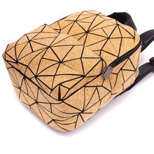 Load image into Gallery viewer, Women-Geometric-Cork-Backpack.jpg
