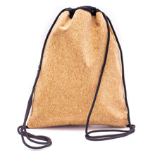 Load image into Gallery viewer, Geometric-Drawstring-Sports-Cork-Backpack.jpg
