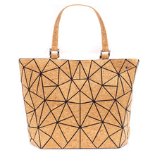 Load image into Gallery viewer, Cross-road-Women-Geometric-Cork-Handbag.jpg
