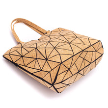 Load image into Gallery viewer, Cross-road-Women-Geometric-Cork-Handbag.jpg
