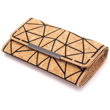 Load image into Gallery viewer, Trifold-Geometric-Vegan-Cork-Wallet.jpg
