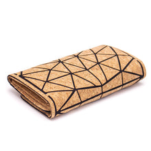 Load image into Gallery viewer, Trifold-Geometric-Vegan-Cork-Wallet.jpg
