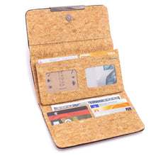 Load image into Gallery viewer, Trifold-Geometric-Vegan-Cork-Wallet.jpg
