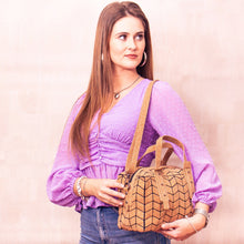 Load image into Gallery viewer, Geometric-Cork-Handbag-for-Women.jpg
