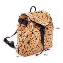 Load image into Gallery viewer, Geometric-Cork-Backpack.jpg
