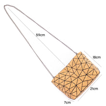 Load image into Gallery viewer, Natural-Cork-Geometric-Chain-Crossbody-Bag.jpg
