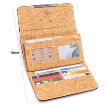 Load image into Gallery viewer, Trifold-Geometric-Vegan-Cork-Wallet.jpg
