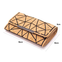 Load image into Gallery viewer, Trifold-Geometric-Vegan-Cork-Wallet.jpg
